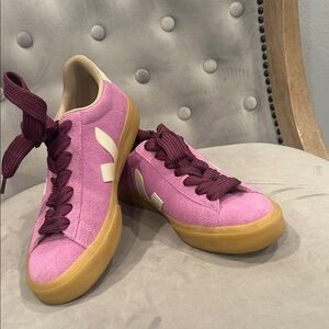 Veja Pink Sneakers with Gum Sole